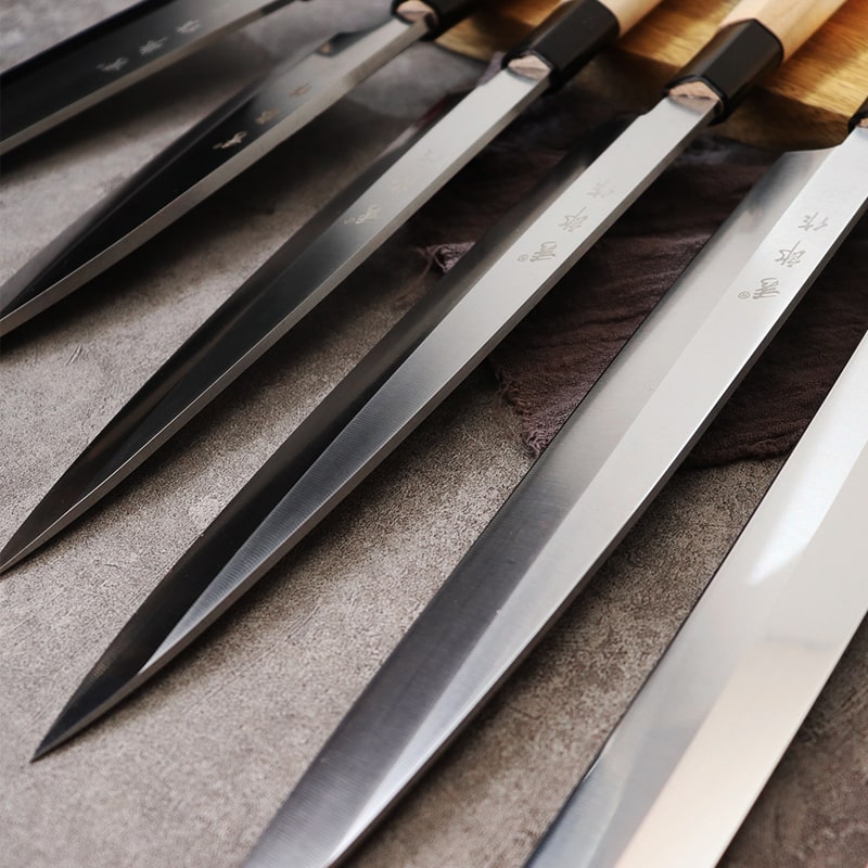 Lame a haute teneur en carbone de couteau a sushi traditionnel japonais