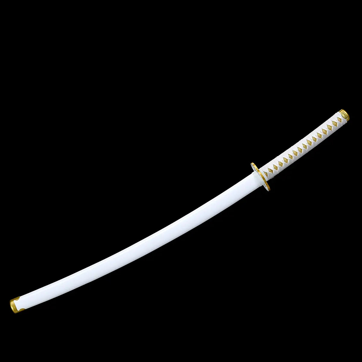 Katana Zenitsu “Éclair Fulgurant” – Réplique sabre de Demon Slayer Finition haut de gamme en Acier Carbone UV Noir & Éclairs Jaunes