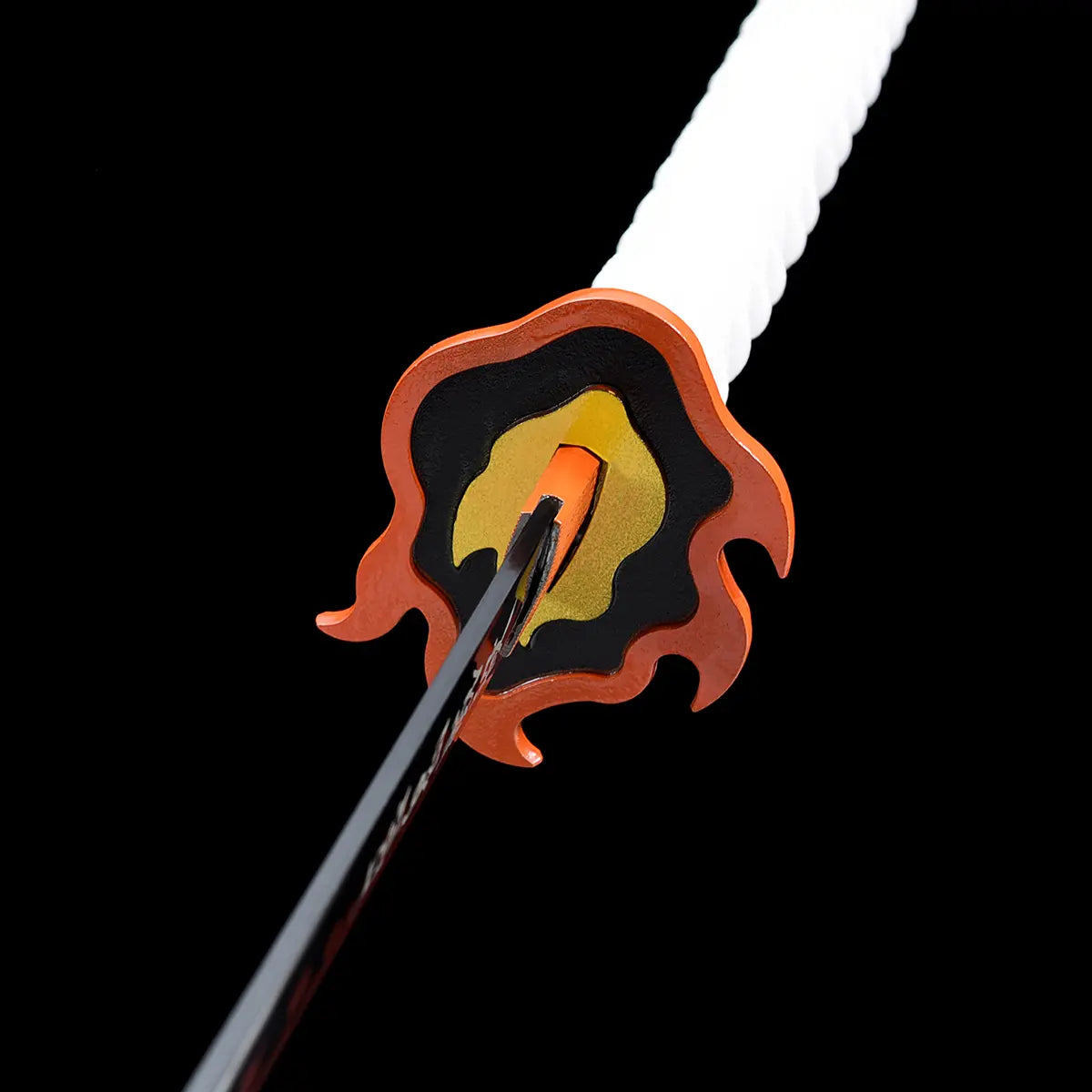 Katana Kamado Tanjirou “Nichirin Noir” – Sabre authentique Demon Slayer en acier carbone 1045 finition haut de gamme tranchant