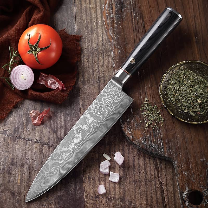 Couteau de chef japonais professionnel acier V-Gold – couteaux bushido