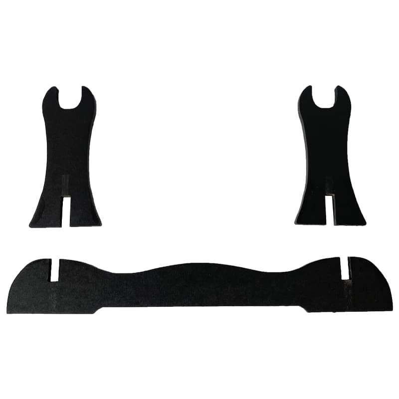 Présentoir pour katana désassemblé de couleur noir