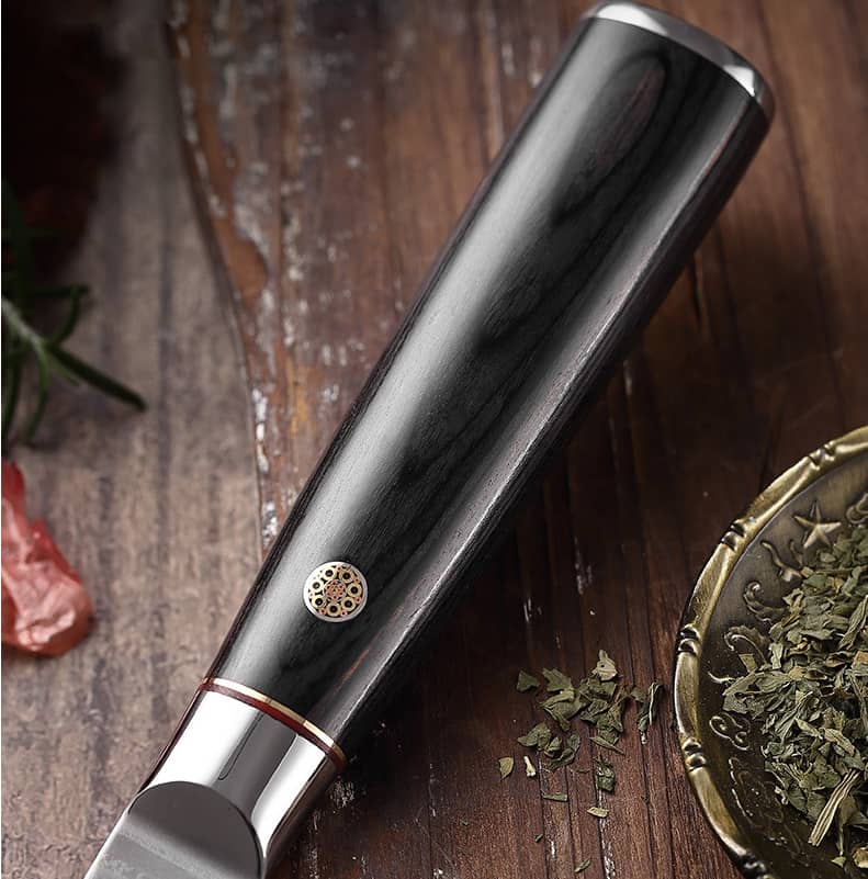 Manche en bois couteau de chef japonais