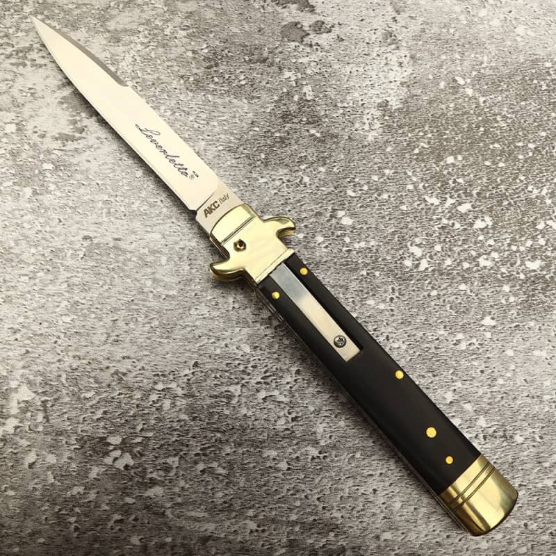 Couteau cran d'arrêt automatique leverletto Godfather – couteaux bushido