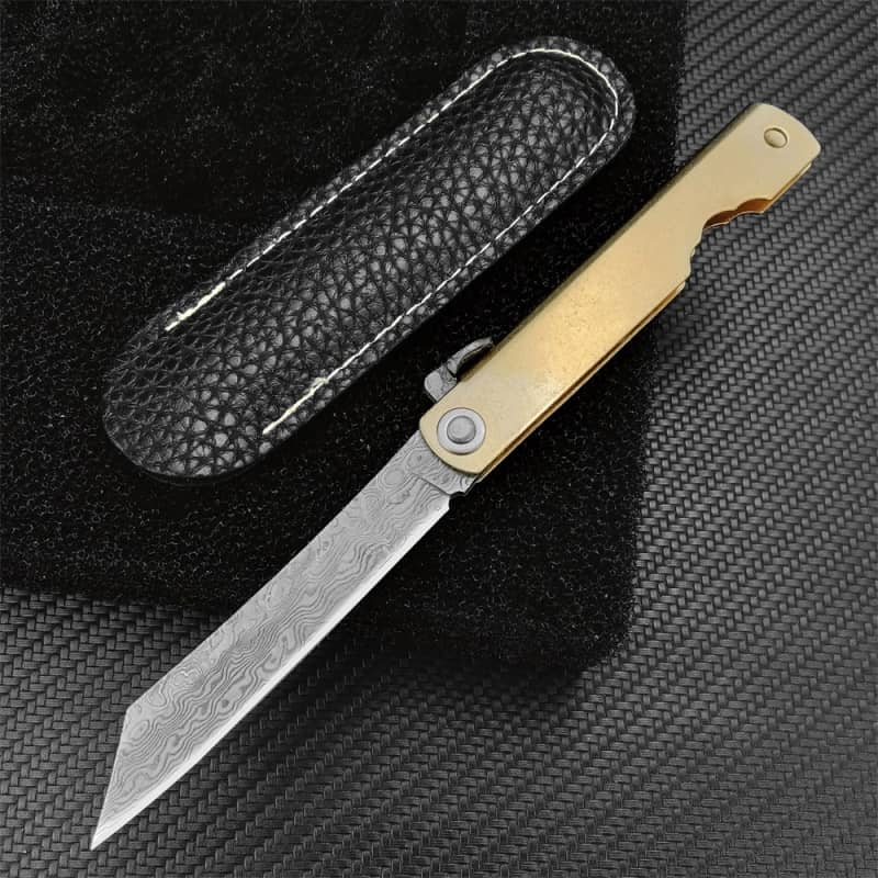 couteau traditionnel japonais pliant higonokami