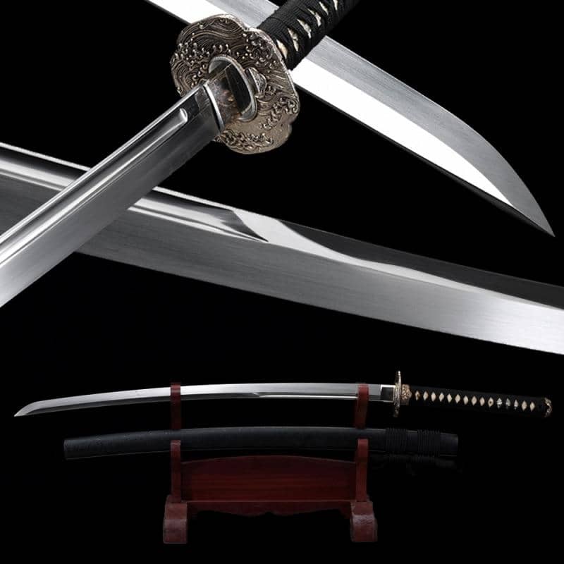 Katana artisanal Ice Steel lame unokubi zukuri