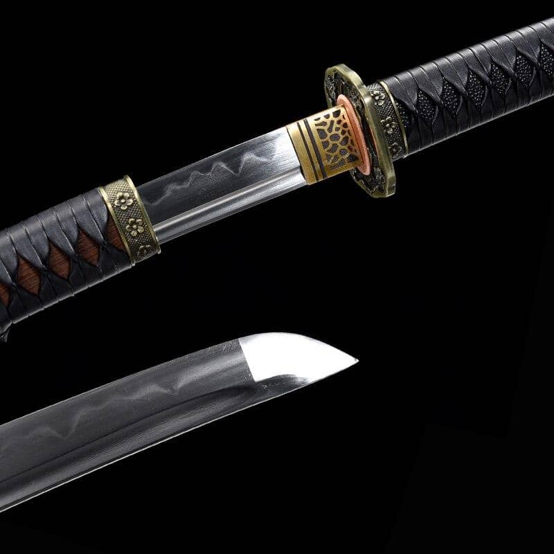 Lame de katana aiguisé avec véritable Hamon