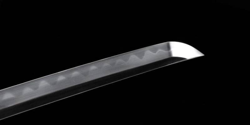 Lame katana avec véritable Hamon