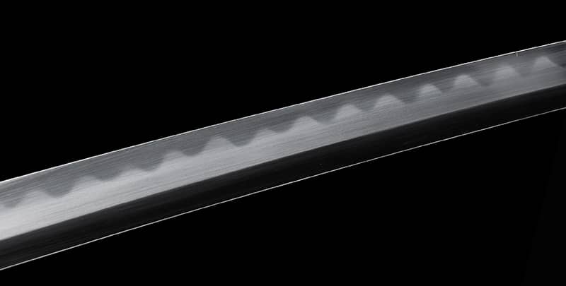 Lame du katana Fudo Myoo acier 1095 forgée a la main avec un hamon veritable