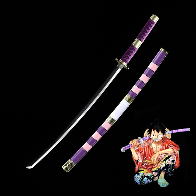 Katana Luffy Nidai kitetsu acier carbone 1045