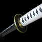 Manche du katana Wado Ichimonji ens code tresse blanche 