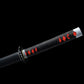 Katana Nichirin Noir de Tanjirou, sabre de collection Demon Slayer avec fourreau en bois laqué noir, édition haut de gamme.