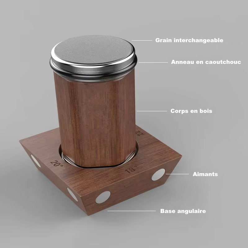 Image du Kit d’Affûtage ZenSharp™ Master avec rouleau et disques magnétiques pour aiguisage précis.