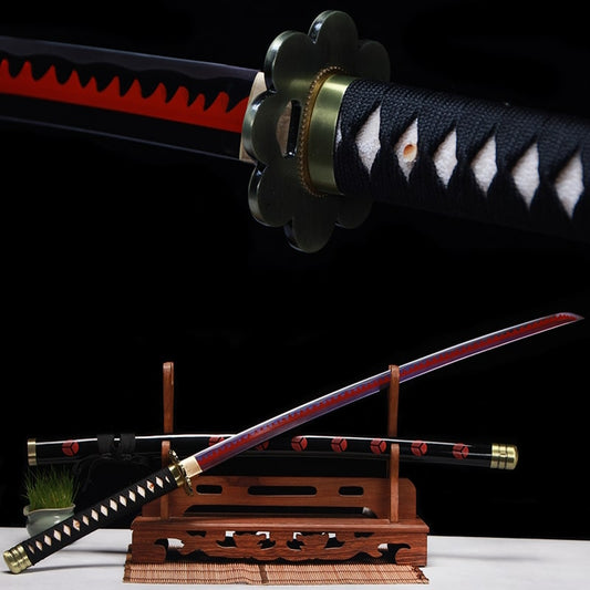 Katana de haute qualité réplique réaliste du sabre Shusui de Roronoa zoro dans le manga one piece