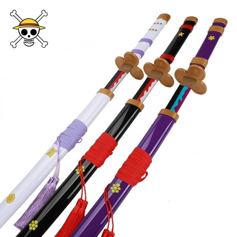 Collection de katana en bois Enma sabre de Roronoa zoro dans one piece accessoir de cosplay