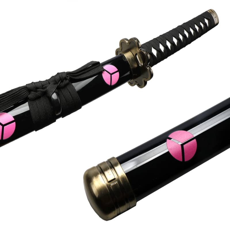 Réplique en bois de Shusui katana légendaire de  Roronoa Zoro dans One Piece cosplay de haute qualité 