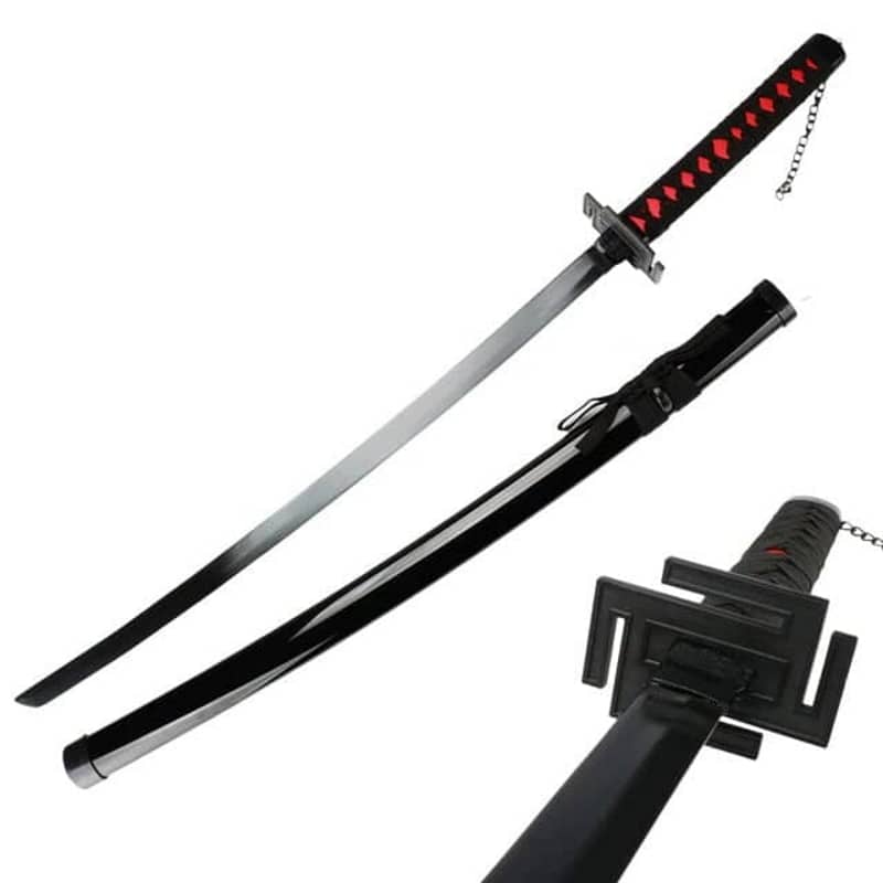 katana zangetsu de Ichigo Kurosaki dans le manga Bleach forme 1