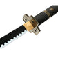 Accessoire cosplay Roronoa Zoro en bambou couleur noir 