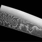 Lame en acier damas couteau de cuisine de chef japonais 