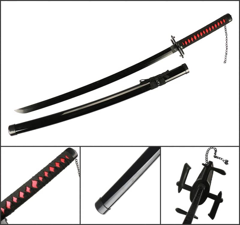 Katana Cosplay en bois Ichigo Kurosaki Bleach