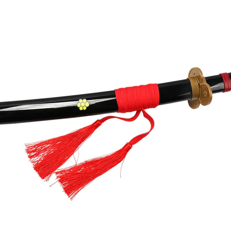 Katana en bois de bambou haute qualité résistant sabre de Roronoa Zoro dans One Piece  