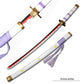 Katana en bois Enma variante violet sabre de Roronoa Zoro accessoire de cosplay One Piece