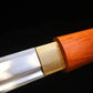 Katana shirasaya en bois de rosier lame courbée