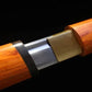 Katana shirasaya en bois de rosier lame courbée
