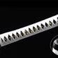 manche de wakizashi artisanal couleur blanche 
