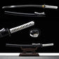 Wakizashi artisanal noir et blanc 