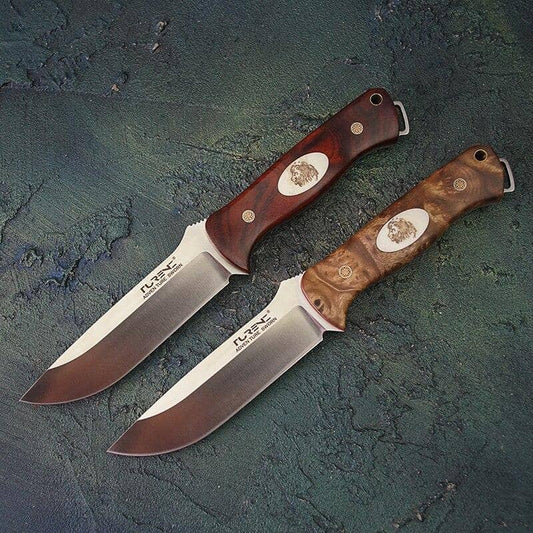 Couteaux de bushcraft scandinave manche en bois