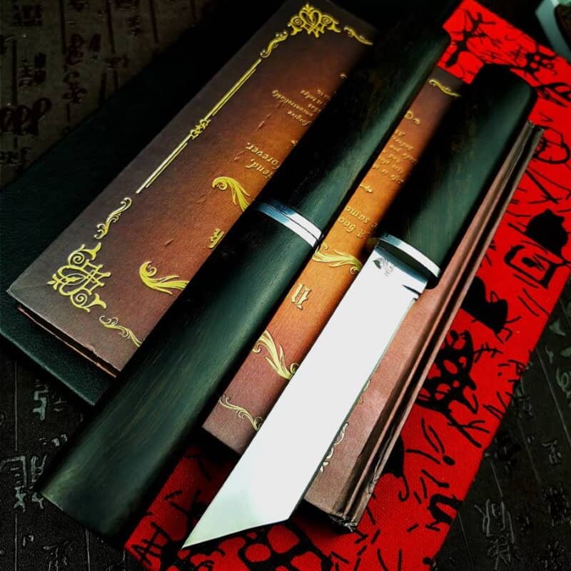 INTERBUILD SAMURAI Ensemble de 3 couteaux en céramique, lame noire