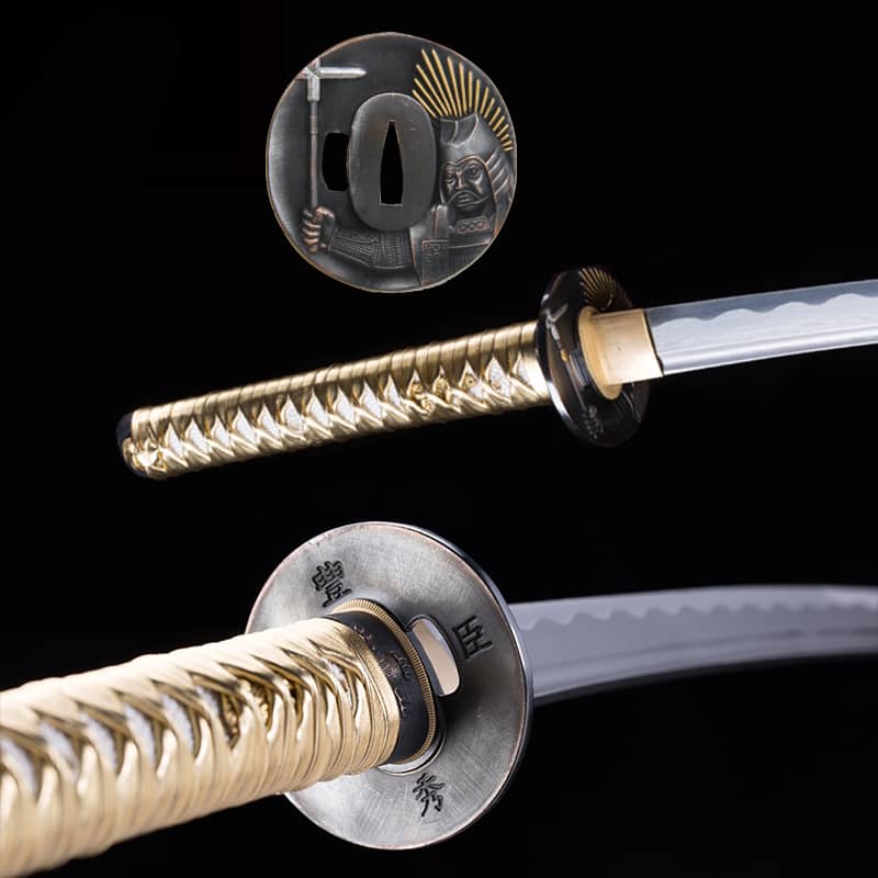 katana hommage au samurai légendaire Mototada Torii luxueux katana de collection  