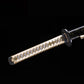 manche de katana de collection en simili cuir doré 