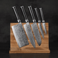 Présentoir magnétique porte couteau de cuisine japonais haute de gamme