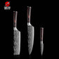 Set de trois couteaux de cuisine japonais collection Hokuto
